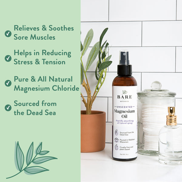 Magnesium Oil Spray Bare Botanics Skincare