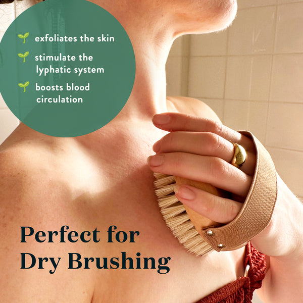 Palm Body Brush Bare Botanics Skincare