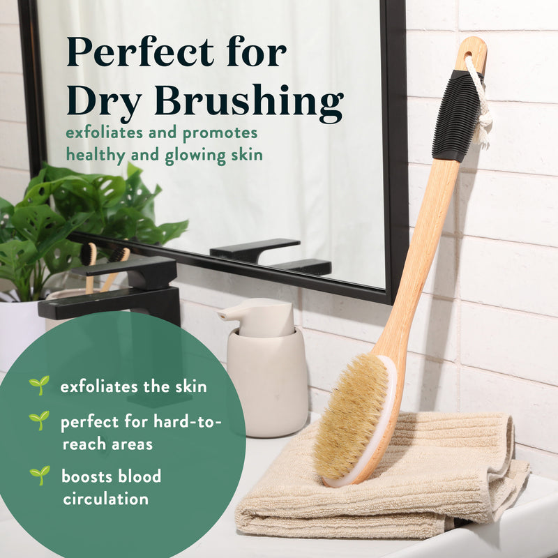 Long Handle Back Brush Bare Botanics Skincare