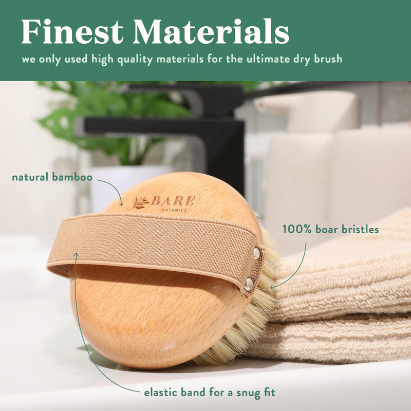 Palm Body Brush Bare Botanics Skincare