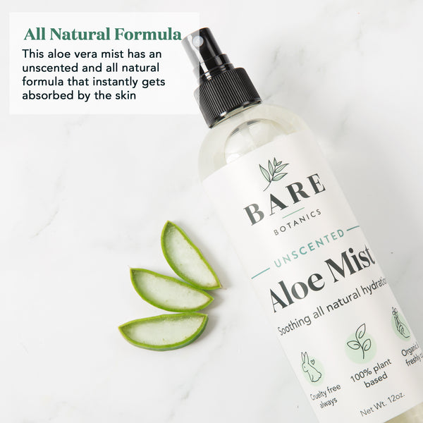 Pure Aloe Vera Spray Bare Botanics Skincare