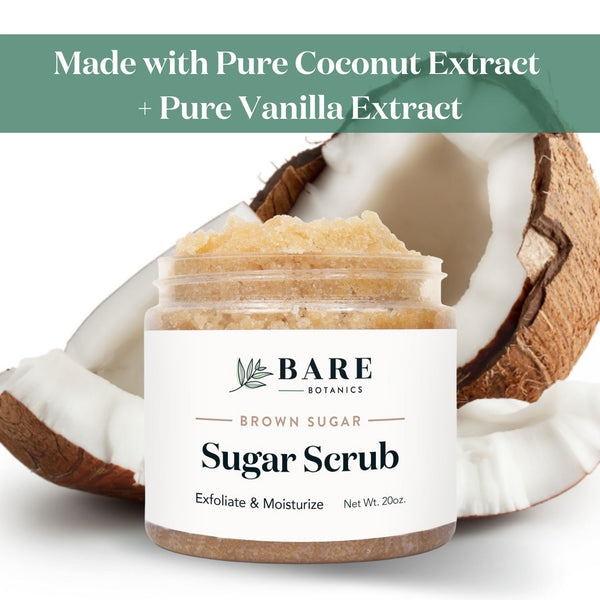 Brown Sugar Coconut Vanilla Small Batch Body Scrub