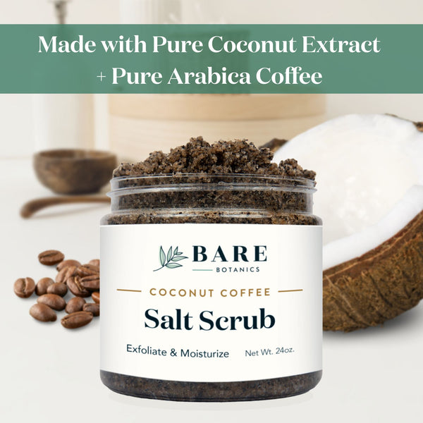 Coconut Coffee Small Batch Salt Scrub
