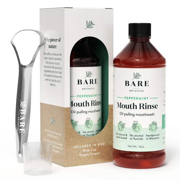 Peppermint Oil Pulling Mouth Rinse