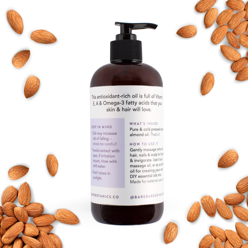 Sweet Almond Oil with Vanilla Essential Oil